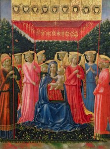 The Virgin and Child with Angels by Fra Angelico